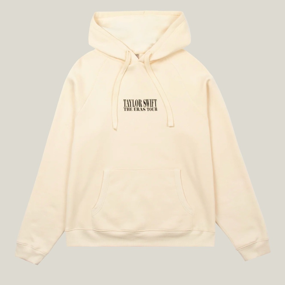 Taylor Swift Eras Tour Beige Hoodie